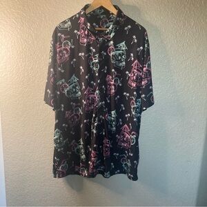 Puma Mattr Tropi-Cool Black/Pink Mist Variant Colorful Skull Print PGA TOUR